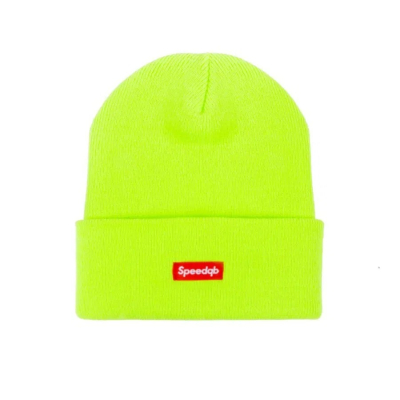 SPEEDQB CUFF BEANIE - SAFETY GREEN                    