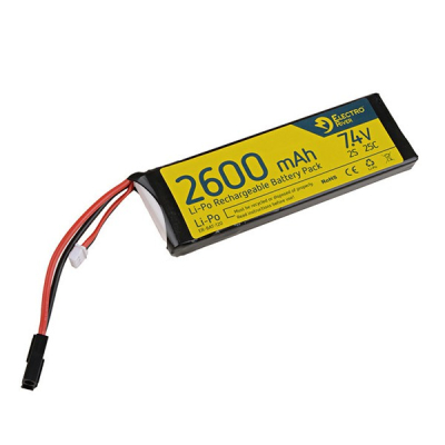 ER baterie LiPo 7,4V 2600mAh 25/50C                    