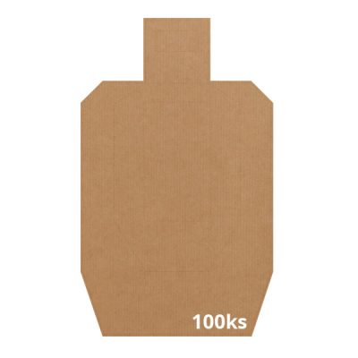 Cardboard Shooting Target IDPA/LOS set 100pcs                    