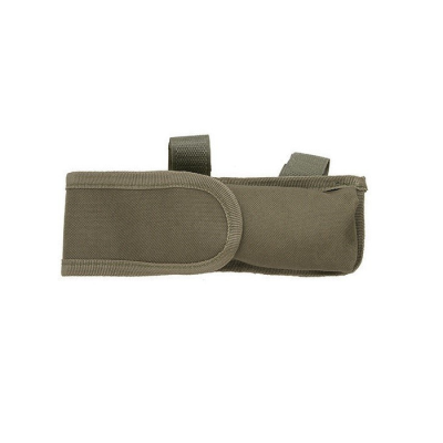 Battery pouch for rifle stock, olive                    