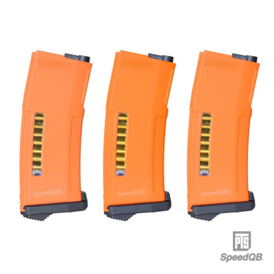 SPEEDQB X PTS EPM - ORANGE (3 MAG SET)                    