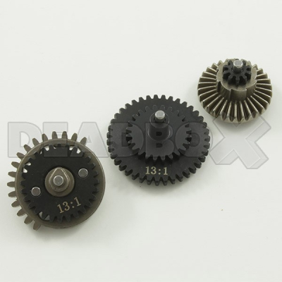 3mm Steel CNC Gear Set 13:1 with split shaft                    