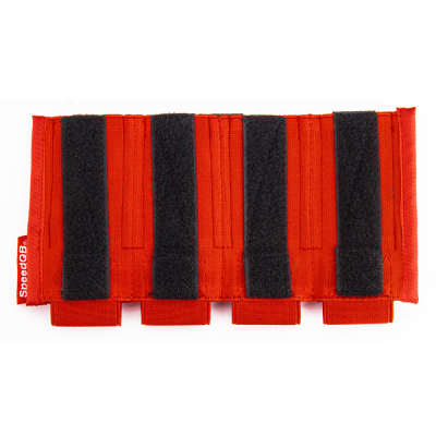 SPEEDQB PROTON MAG POUCH - PISTOL (QUAD STACK) - RED                    