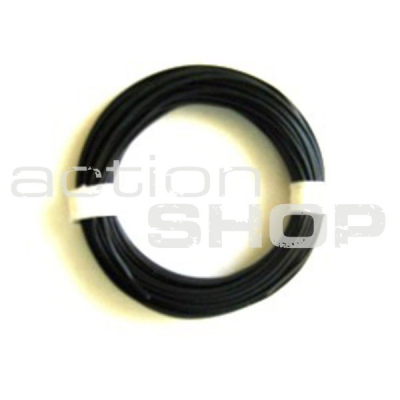 Data cable 0,5mm Cu/silicon, black                    