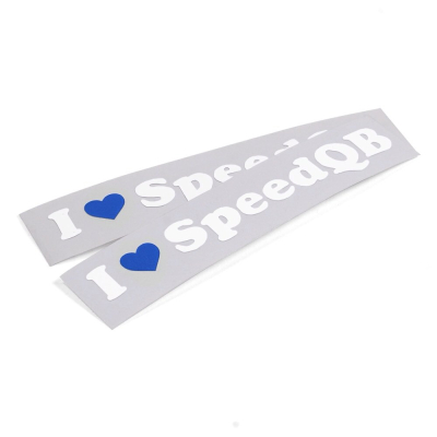 I LOVE SPEEDQB DECAL - INDEPENDENCE BLUE (2)                    