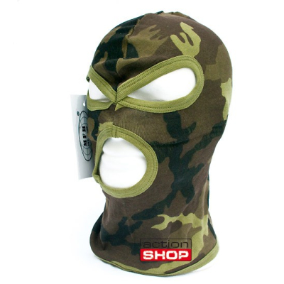 Balaclava, 3 hole, cotton, CZ camo                    