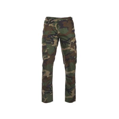 US Polní kalhoty &#039;SLIM FIT&#039; BDU R/S - Woodland                    