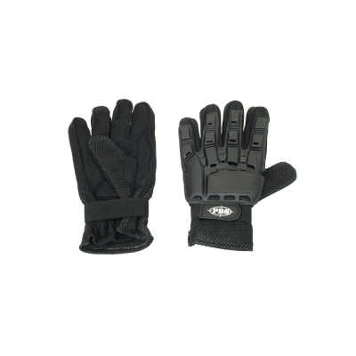                             Paintball Full Finger Gloves - Black                        